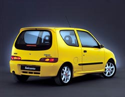 fiat seicento sporting arriere