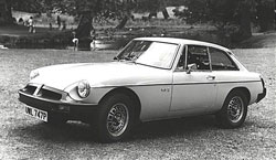 mgb gt rubber bumper