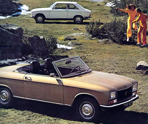 peugeot 304 coupé et cabriolet