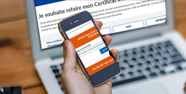 Certificat d'immatriculation en ligne : le parcours du combattant ! Certificat d'immatriculation en ligne : le parcours du combattant !