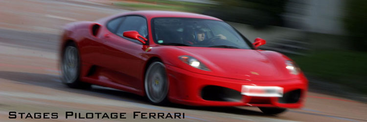 stage de pilotage en Ferrari