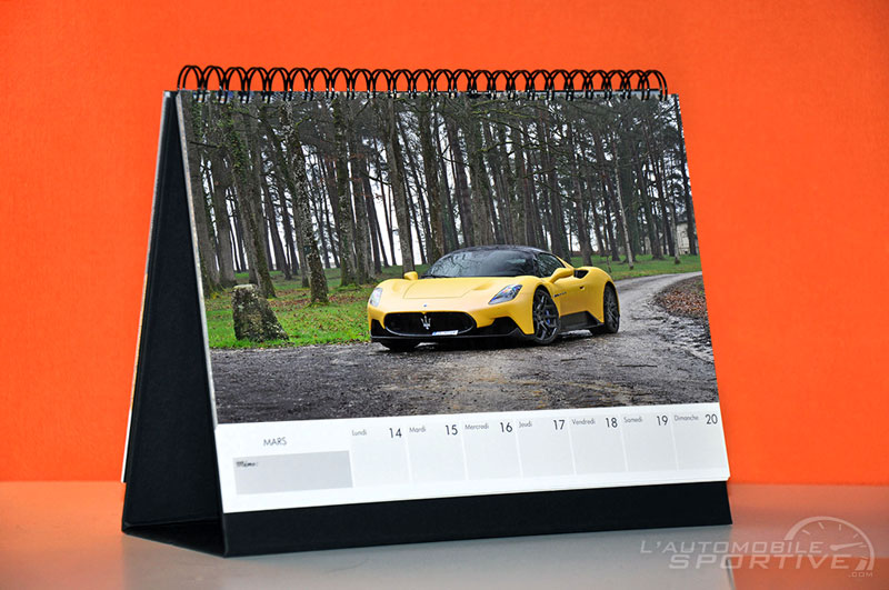calendrier photo automobile sportive