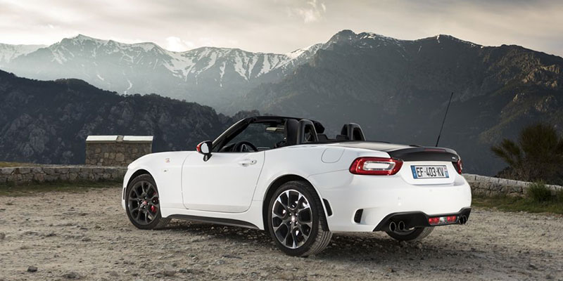 abarth 124 spider 2017 arriere