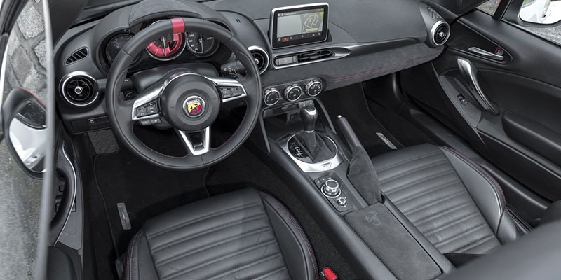 intérieur abarth 124 spider 2017