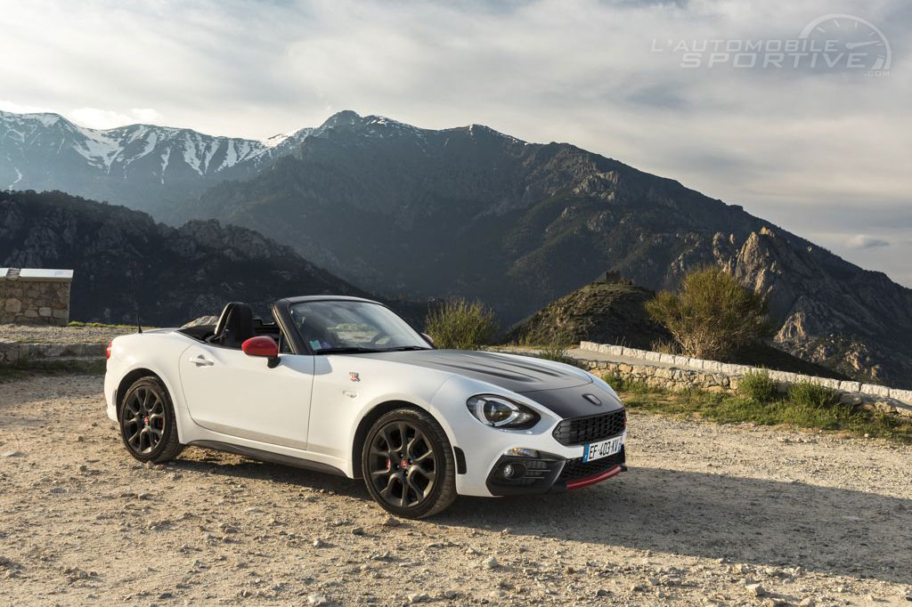 essai abarth 124 spider 2016 1.4 multiair 170 ch