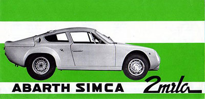abarth 2 mila simca