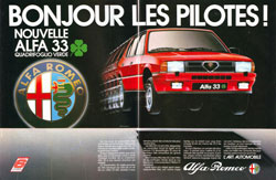 publicite alfa 33 qv