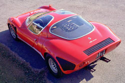 vue arriere alfa romeo 33 stradale