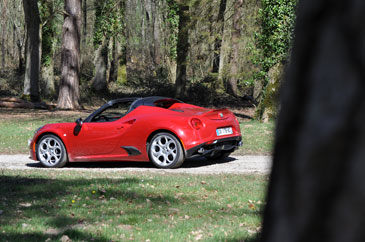 alfa romeo 4c spider profil