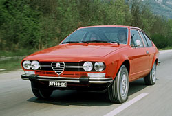 avant alfa romeo alfetta gtv