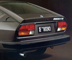 arriere alfa romeo alfetta gtv6 2.5