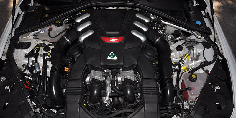 moteur v6 biturbo ferrari alfa romeo giulia quadrifoglio