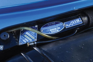 plaque identification alpine a110 berlinette