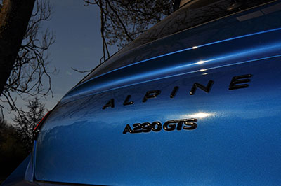 fiche technique performances alpine a290 gts 220 ch