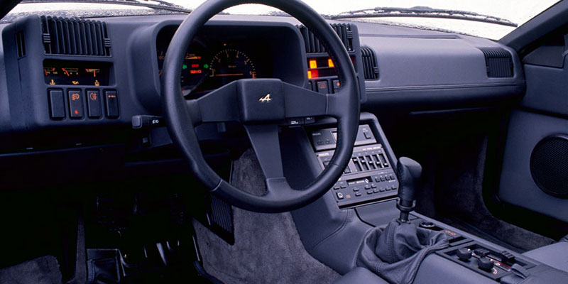 interieur alpine v6 turbo le mans