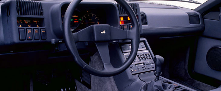 interieur alpine v6 turbo le mans