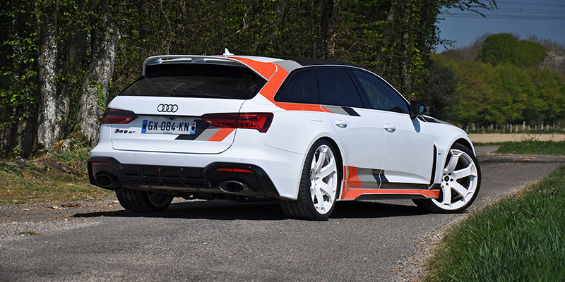 arriere audi rs6 gt c8