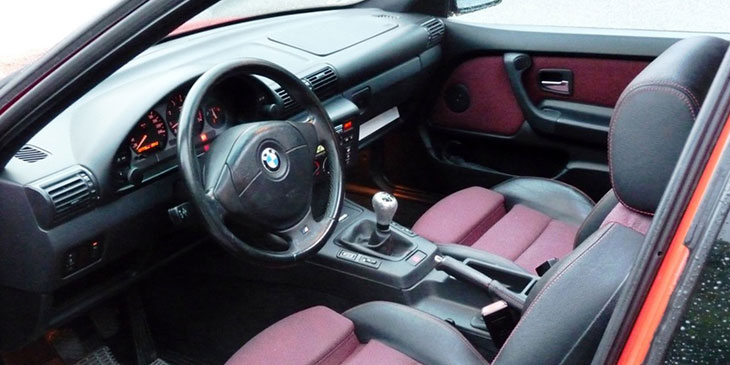 intérieur bmw 323ti e36 sieges sport