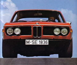 face avant coupé bmw 3.0 csl e9