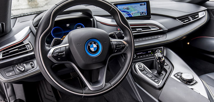 bmw i8 coupé intérieur