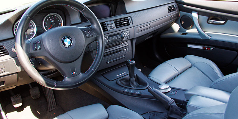 intérieur bmw m3 e92 coupé