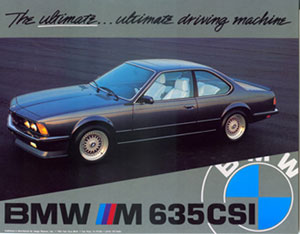 bmw m635 csi compétition