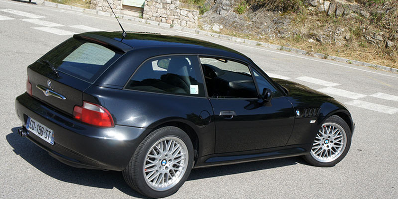 bmw z3 coupé arriere coffre