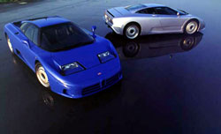 photo presse officielle bugatti eb110