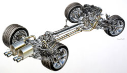 chassis chevrolet corvette c6 cabriolet