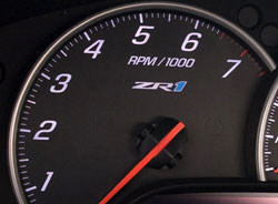 compte tours chevrolet corvette c6 zr-1