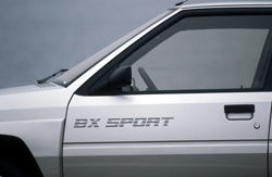 sticker citroen bx sport portiere