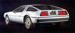 delorean dmc-12 arriere