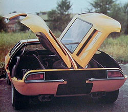 ouverture capot detomaso mangusta