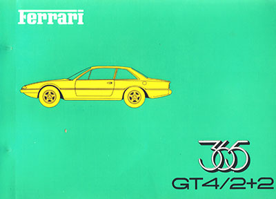 brochure ferrari 365 gt4/2+2