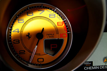 compte tours 458 italia