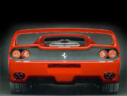 vue arriere ferrari f50