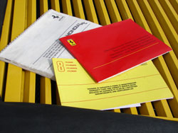 carnet d'entretien ferrari