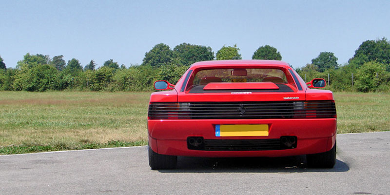 essai ferrari testarossa