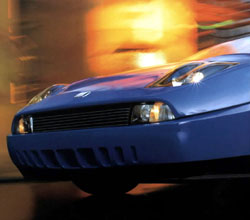 avant fiat coupé phares