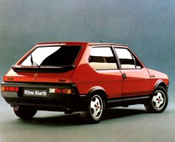 arriere fiat ritmo abarth 125 tc