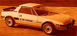 fiat x1/9 corsa