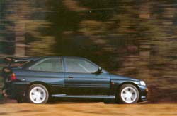 essai ford escort rs cosworth