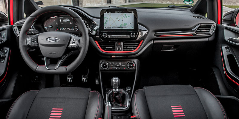 interieur ford fiesta 7 st line 2018