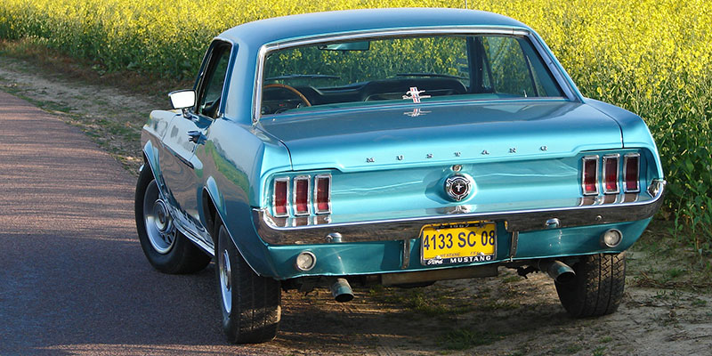 arriere ford mustang mk1 coupé 289ci