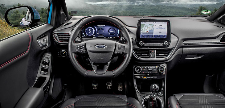 interieur ford puma ecoboost 155 mhev st line x 2019