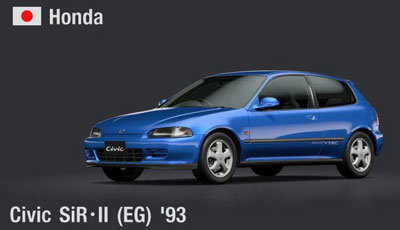 honda civic eg sir-ii 1993 gran tourismo