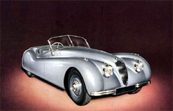 jaguar xk120 roadster presentation