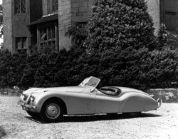 face jaguar xk120 roadster