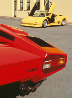 lamborghini countach et diablo