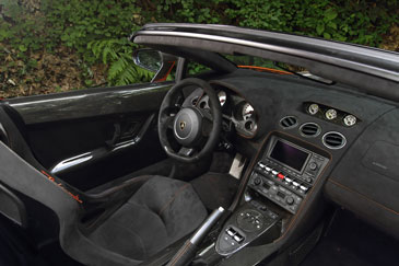 interieur gallardo spyder performante